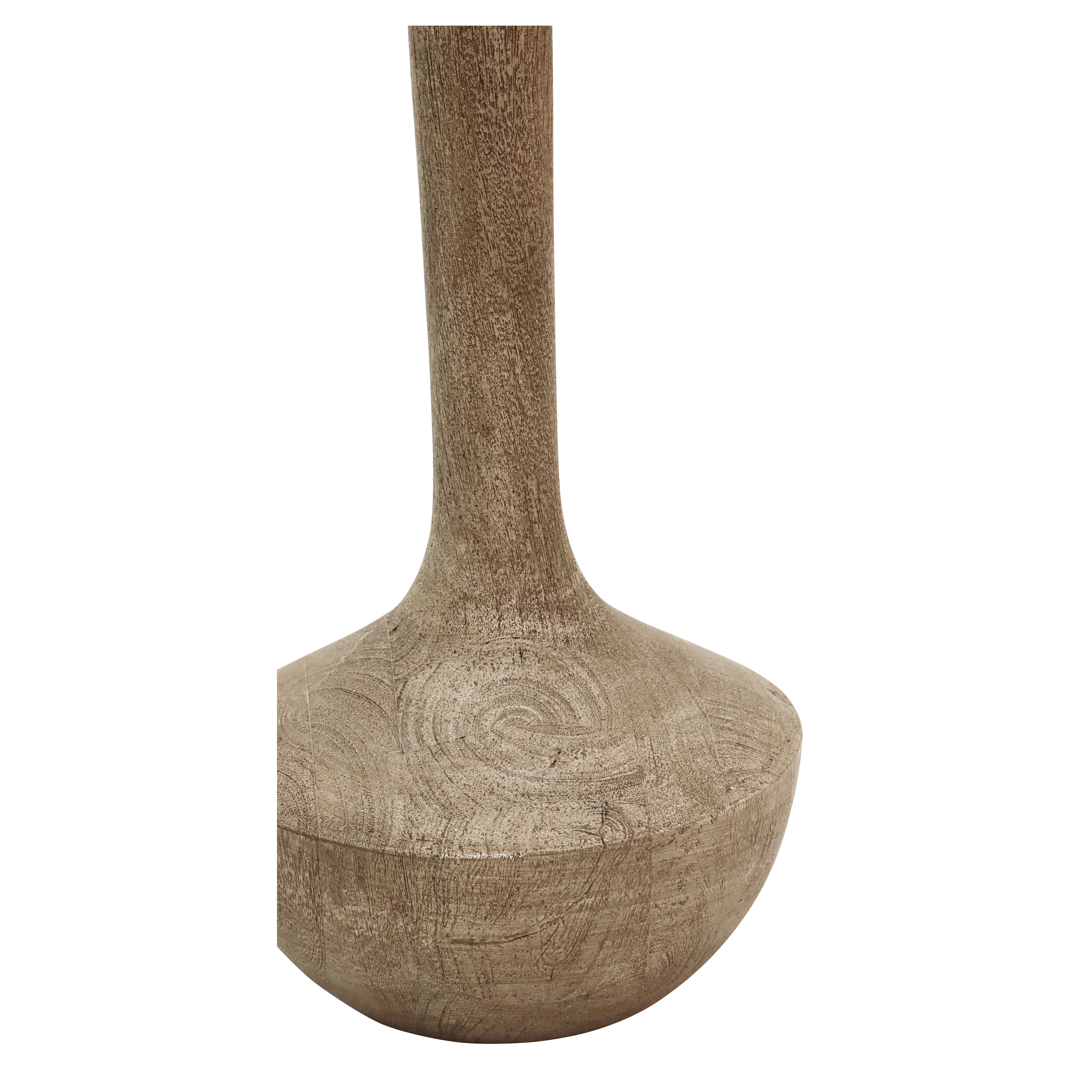 Aaran Wooden Floor Lamp - Natural/Beige Jute Shade