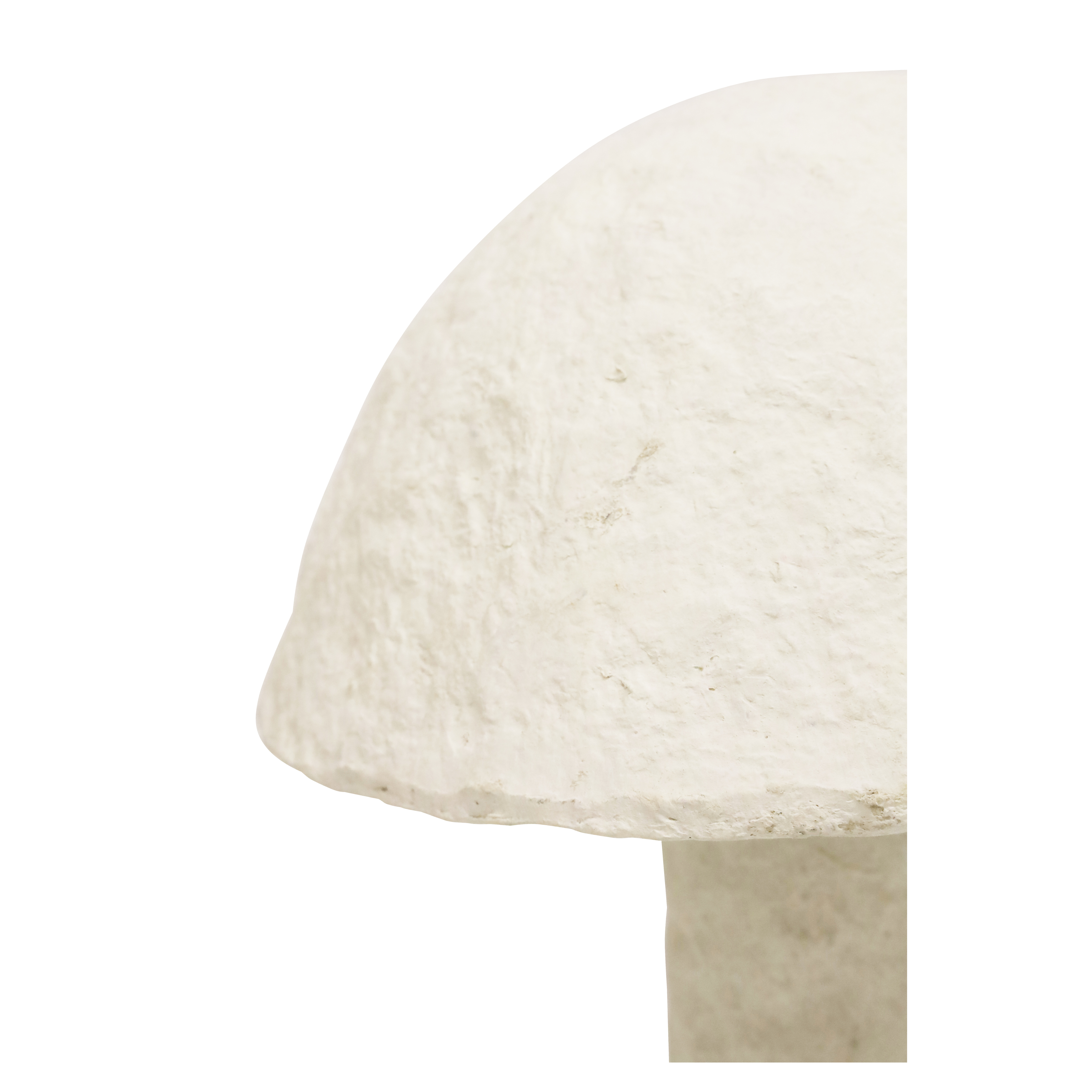 Mushroom Table Lamp - Paper Mache Off White