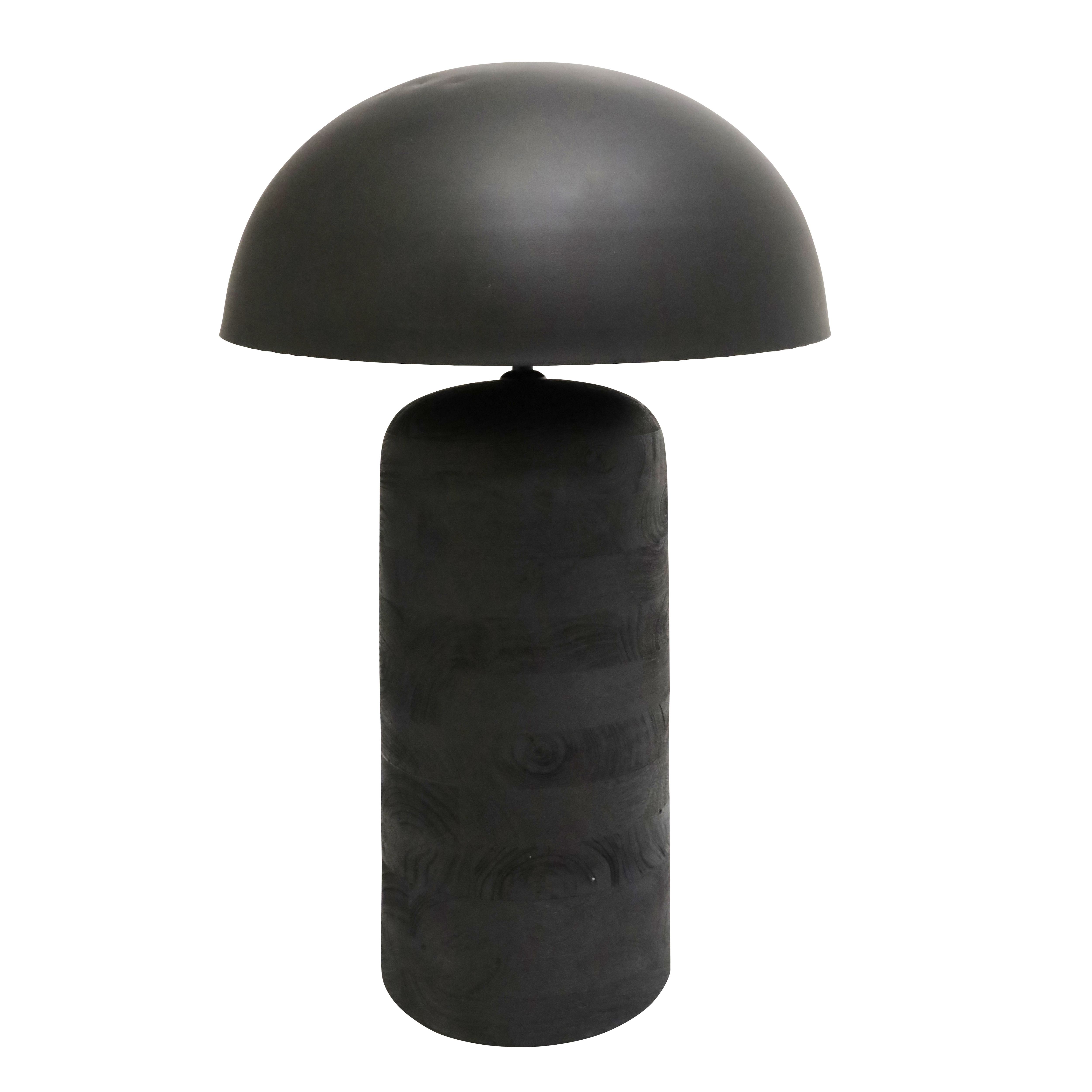Mushroom Table Lamp - Black