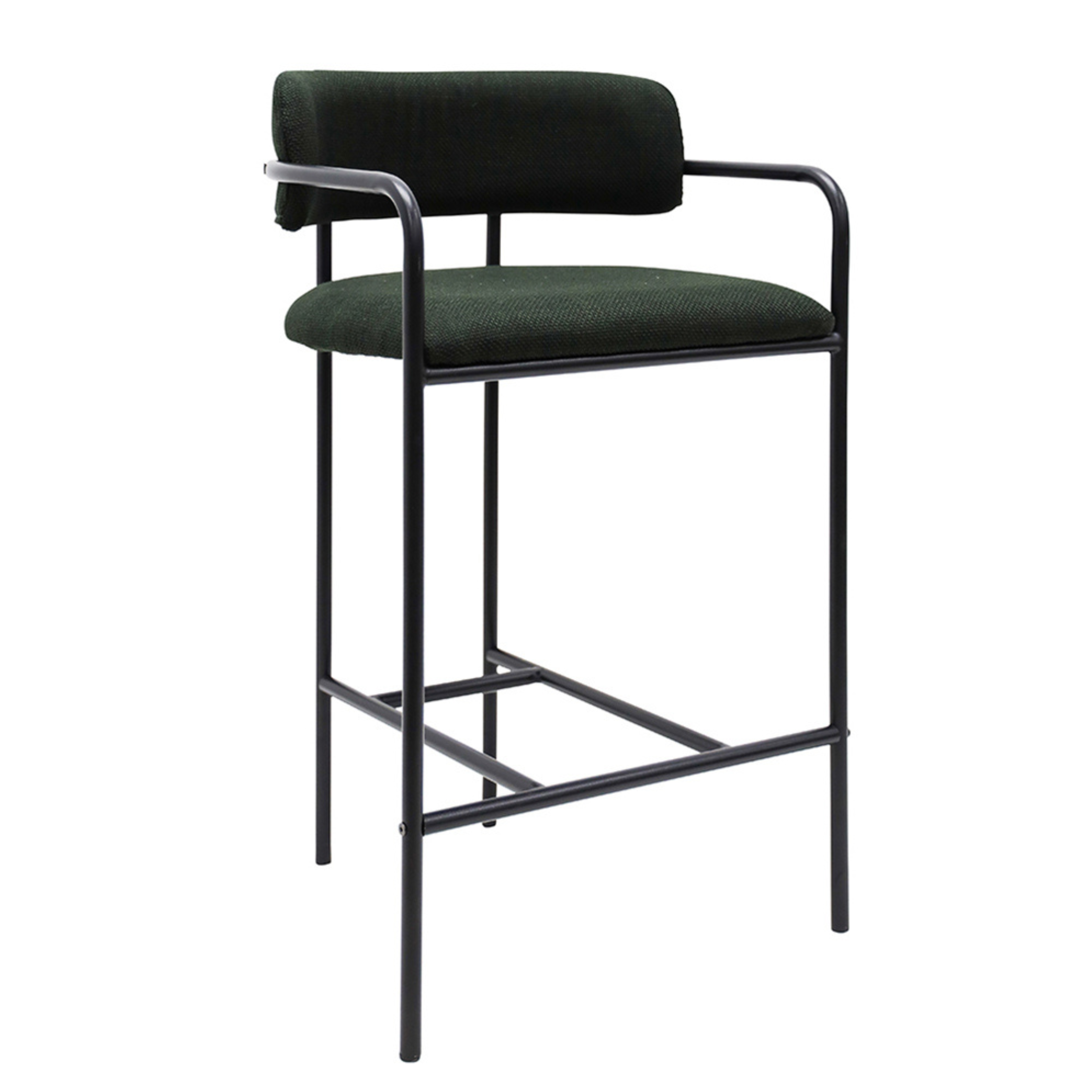 Vera Bar Stool - Ink Black