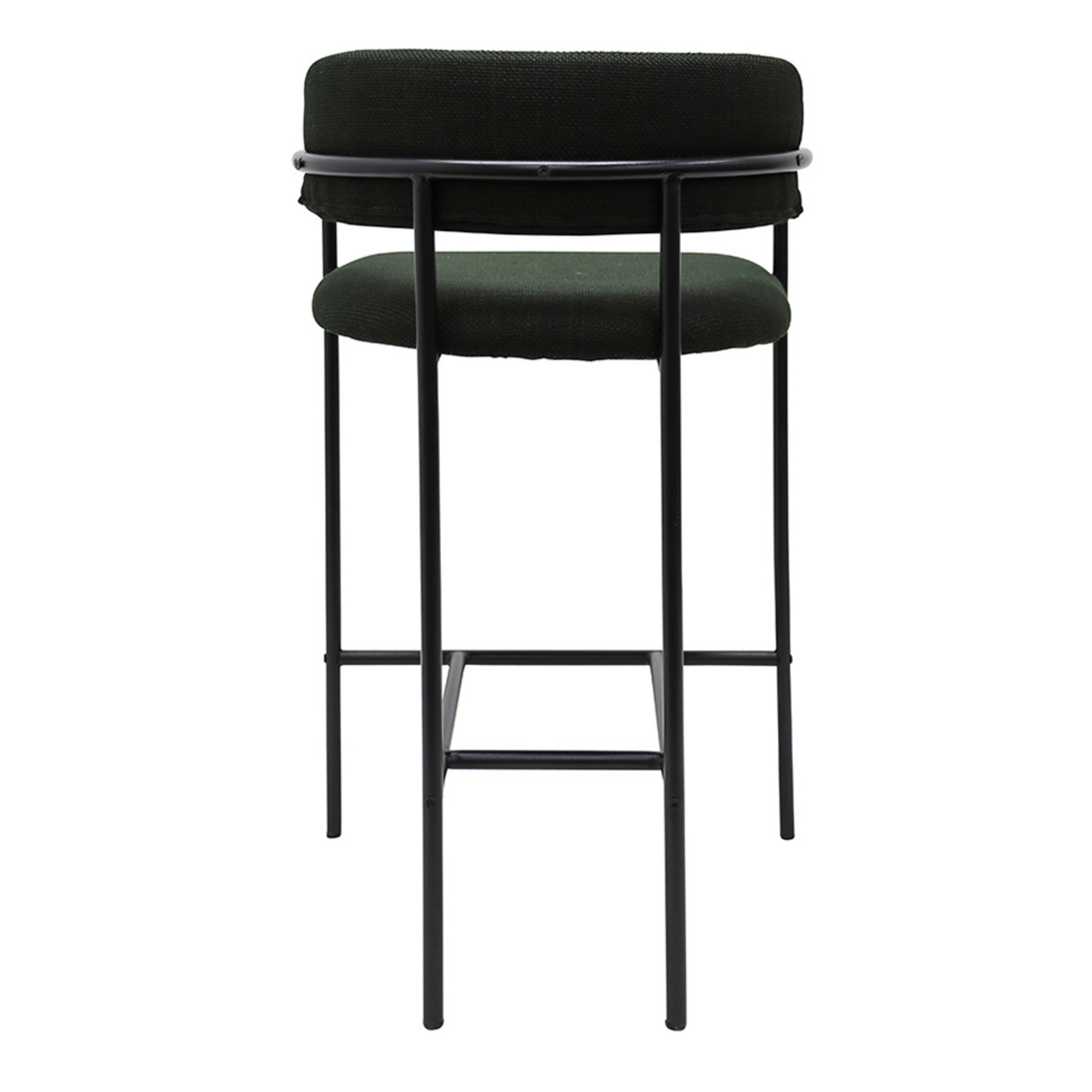 Vera Bar Stool - Ink Black