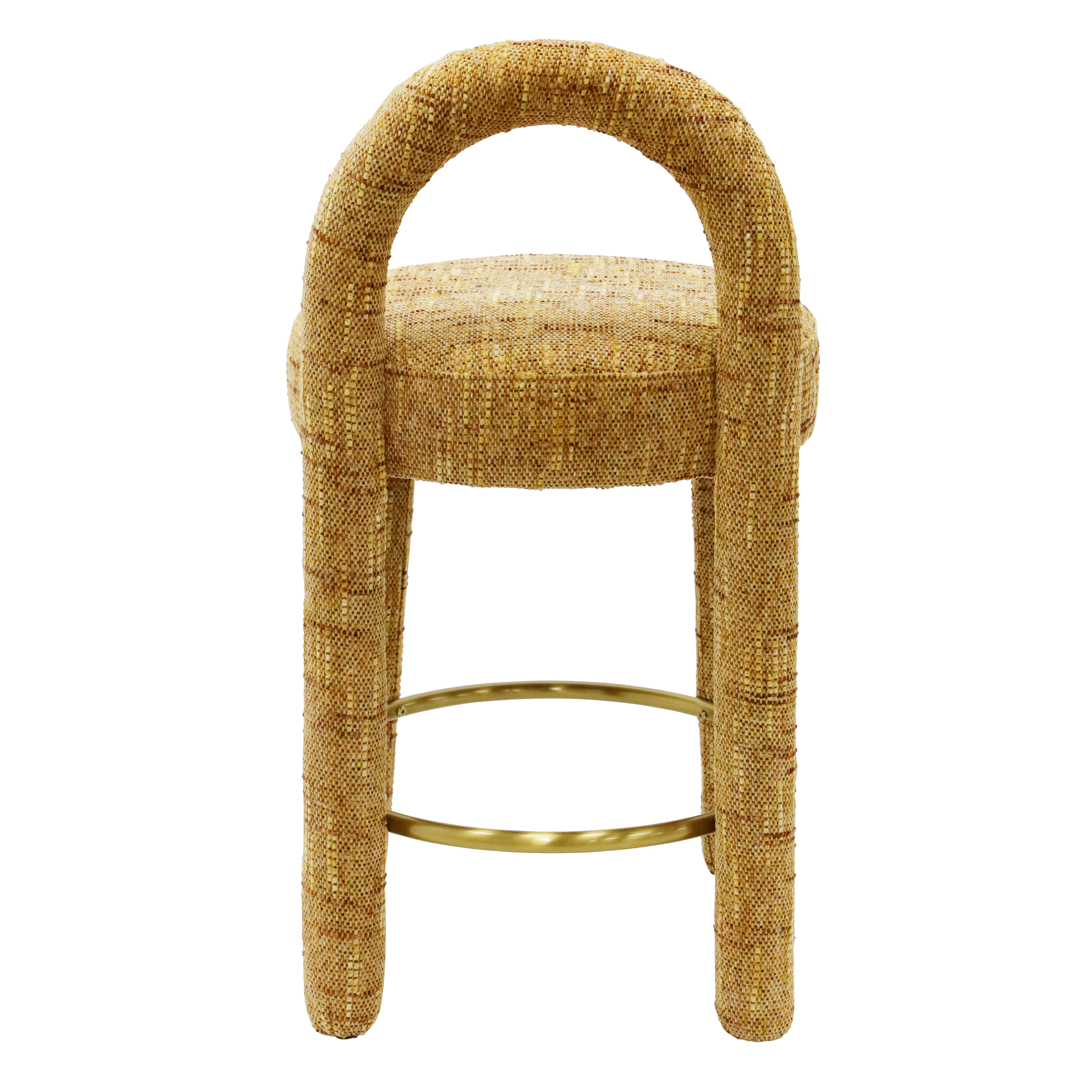 Frazier Bar Stool - Rust Fleck