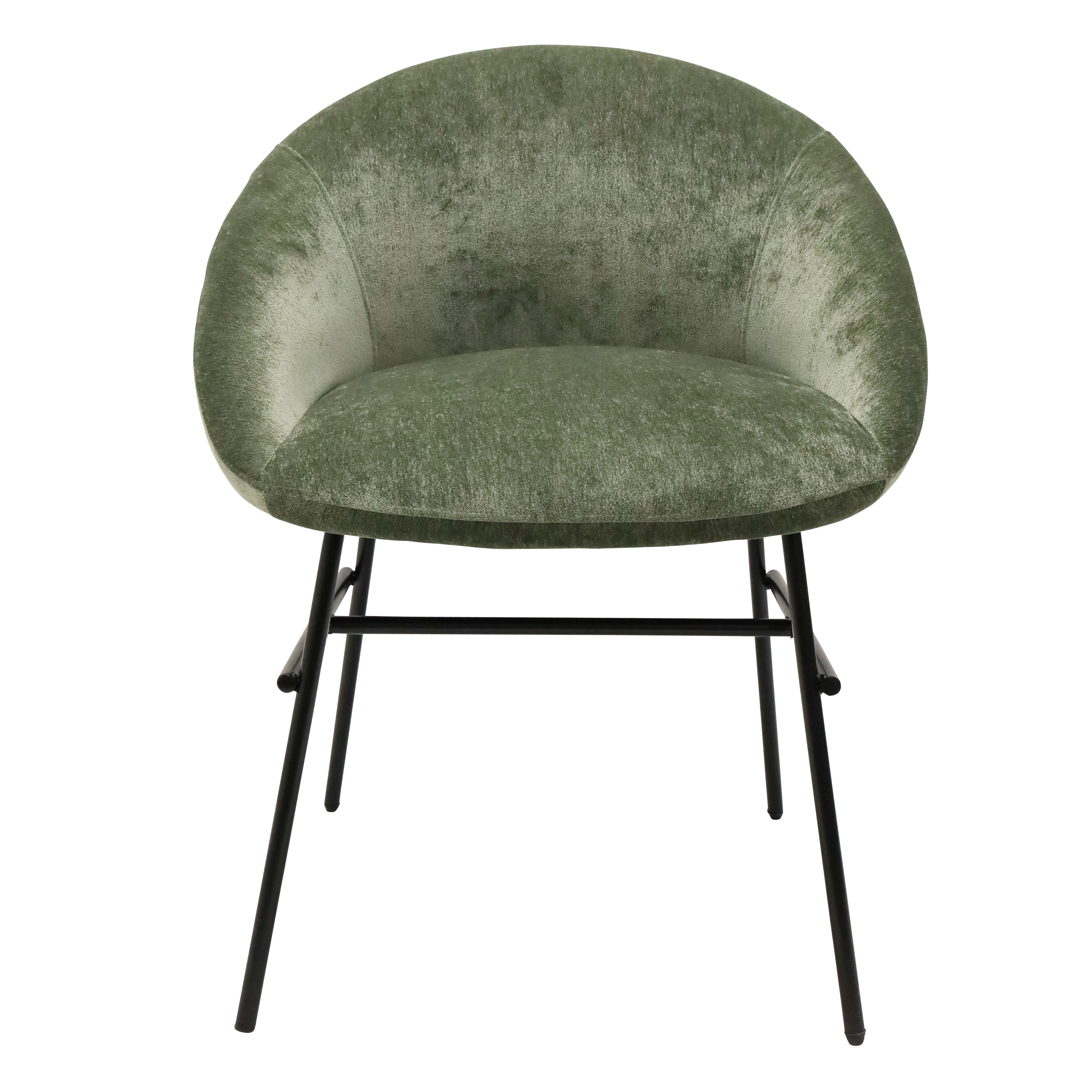 Sophia Dining Chair - Sage Green & Black