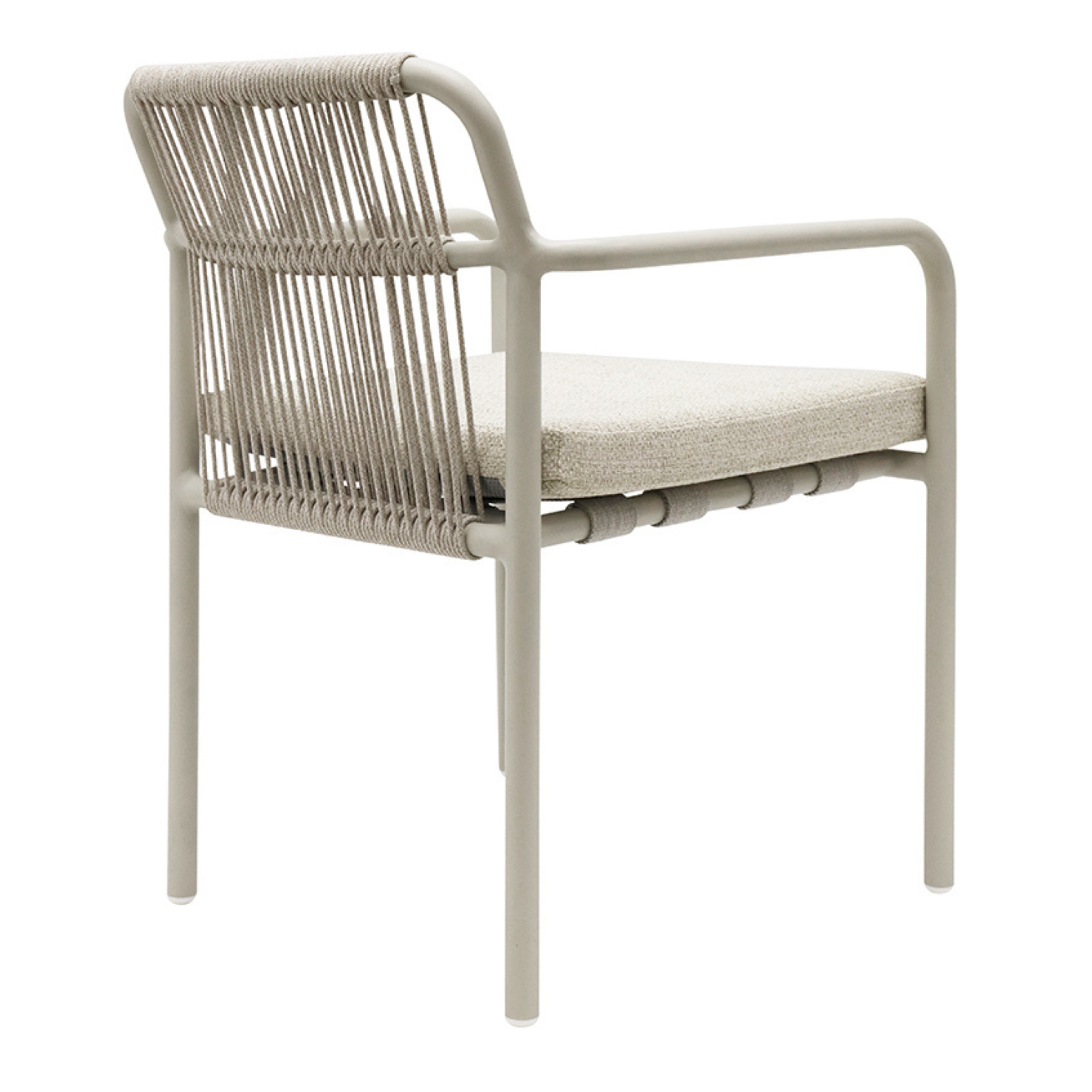 Karla Aluminium Dining Chair Set - Silk Grey