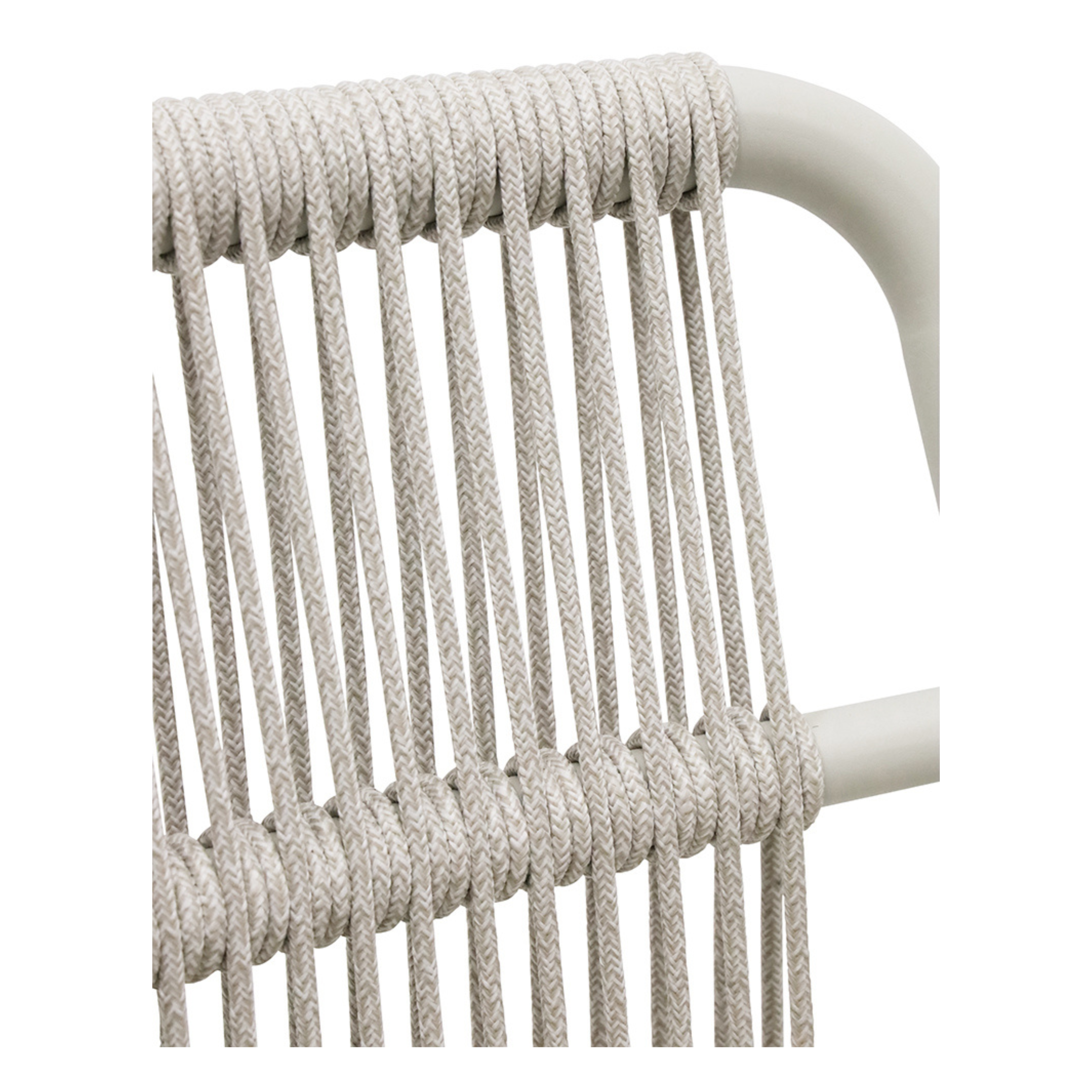 Karla Aluminium Dining Chair Set - Silk Grey