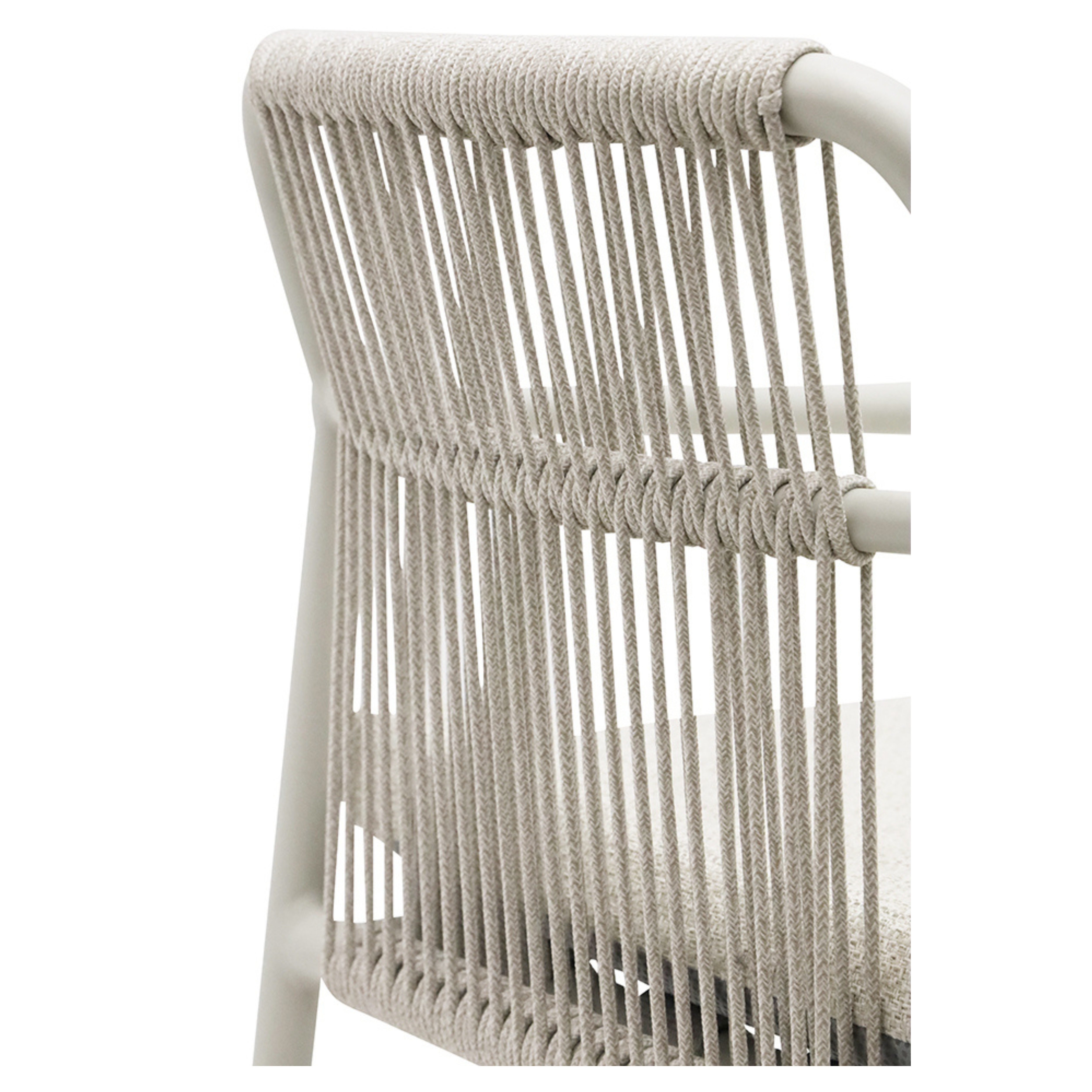 Karla Aluminium Dining Chair Set - Silk Grey