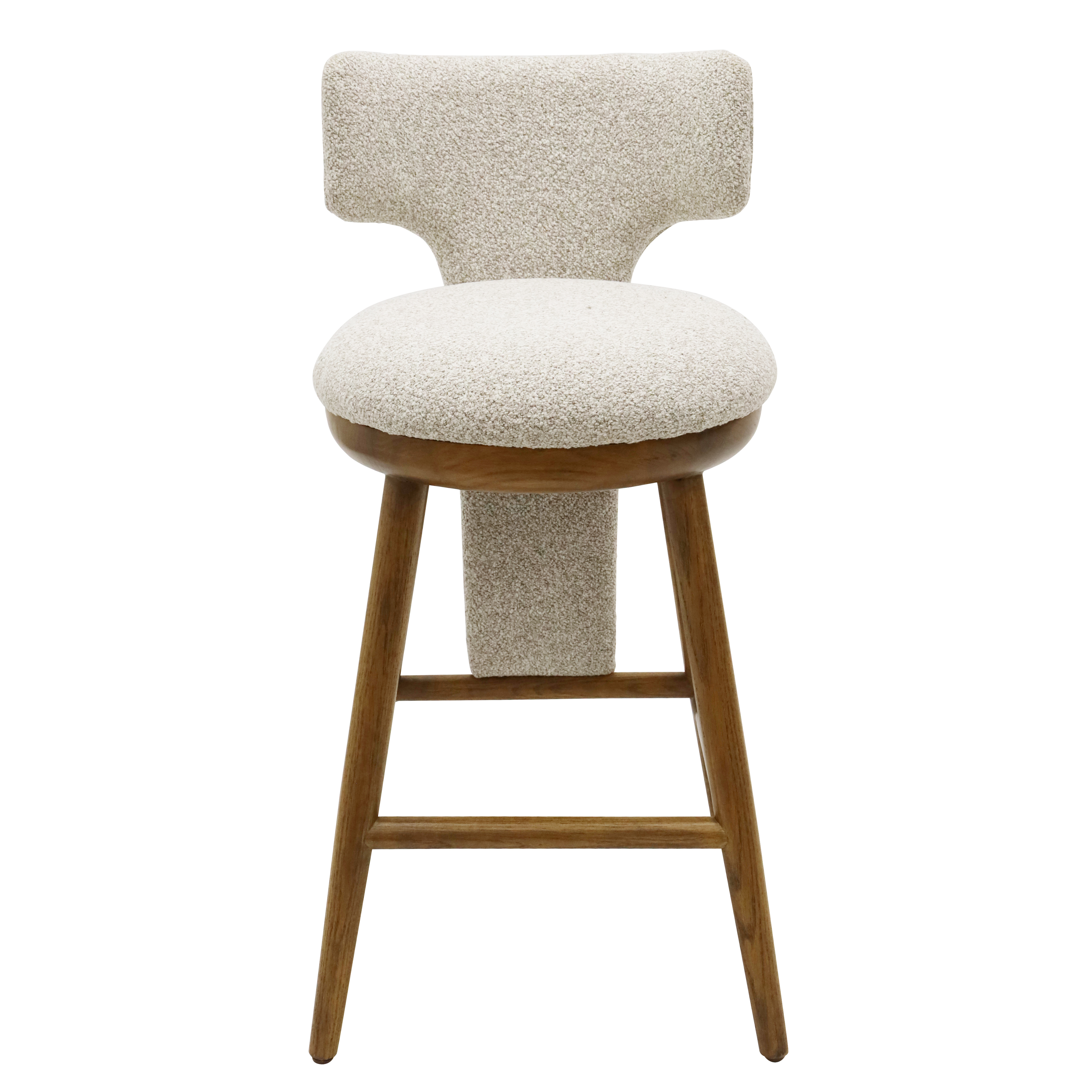 Valentine Bar Stool - Grey Fleck