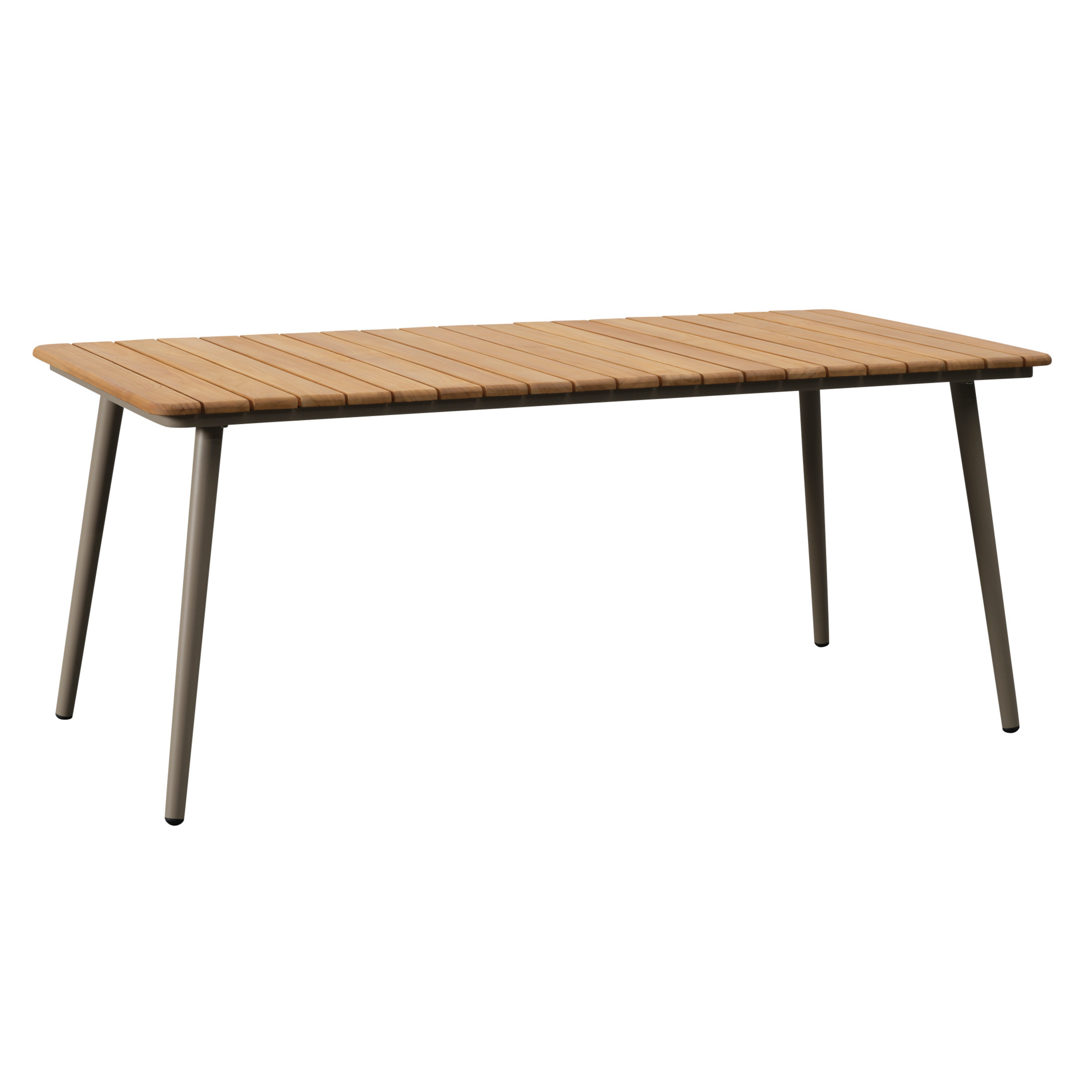 Josiah Outdoor Teak & Aluminimum Dining Table - Taupe