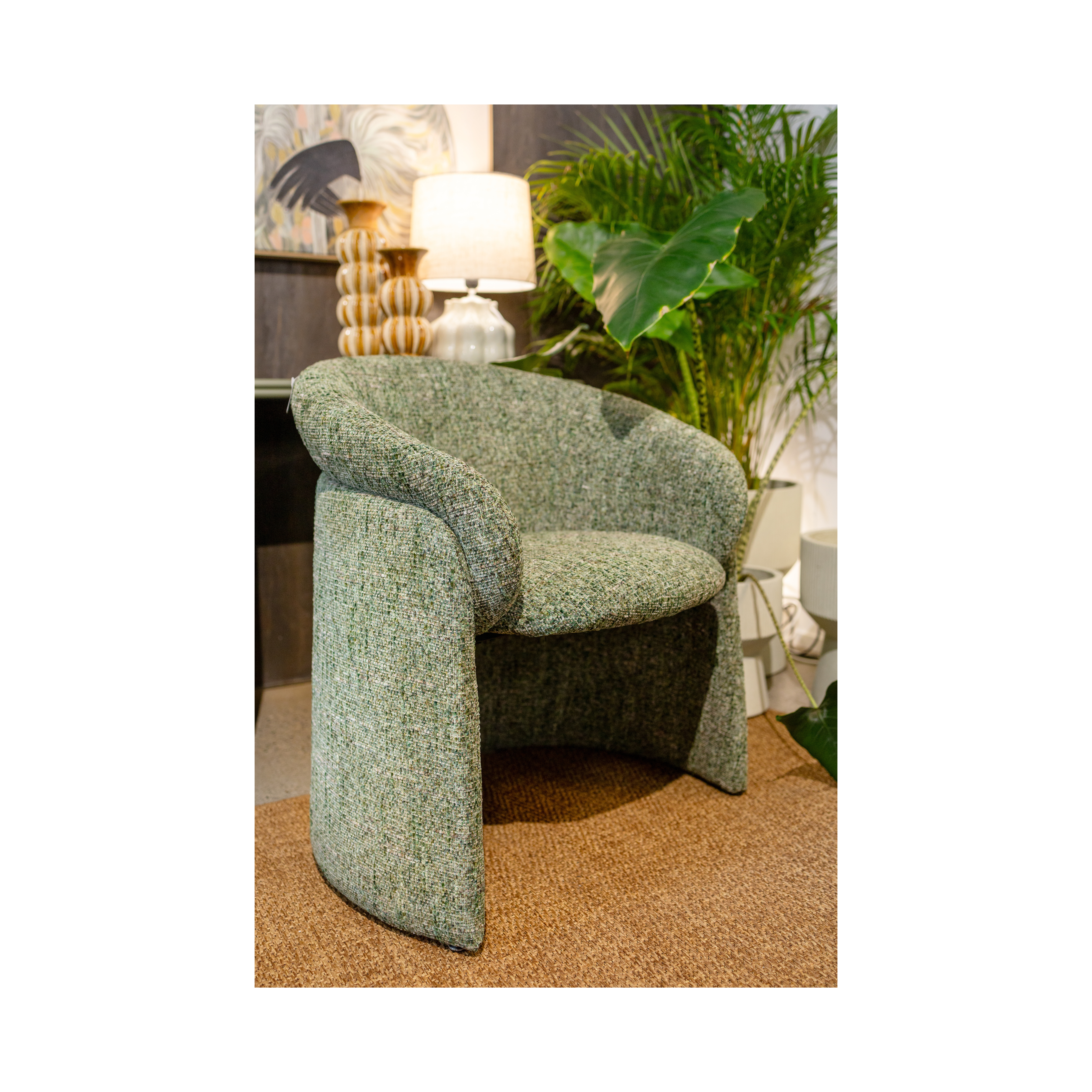Mabel Occassional Chair - Olive