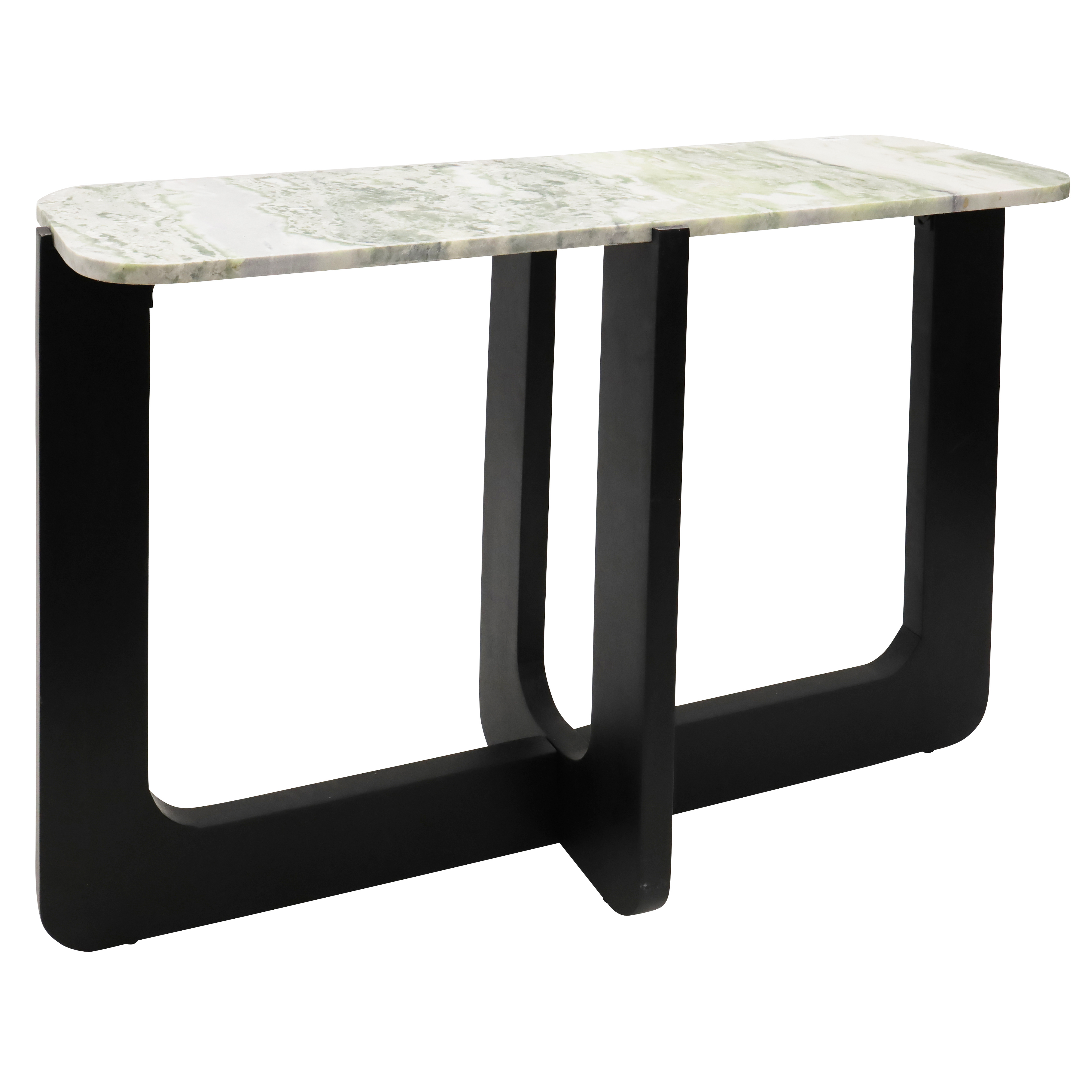 Hendrix Console Table With Marble Top - Green Marble
