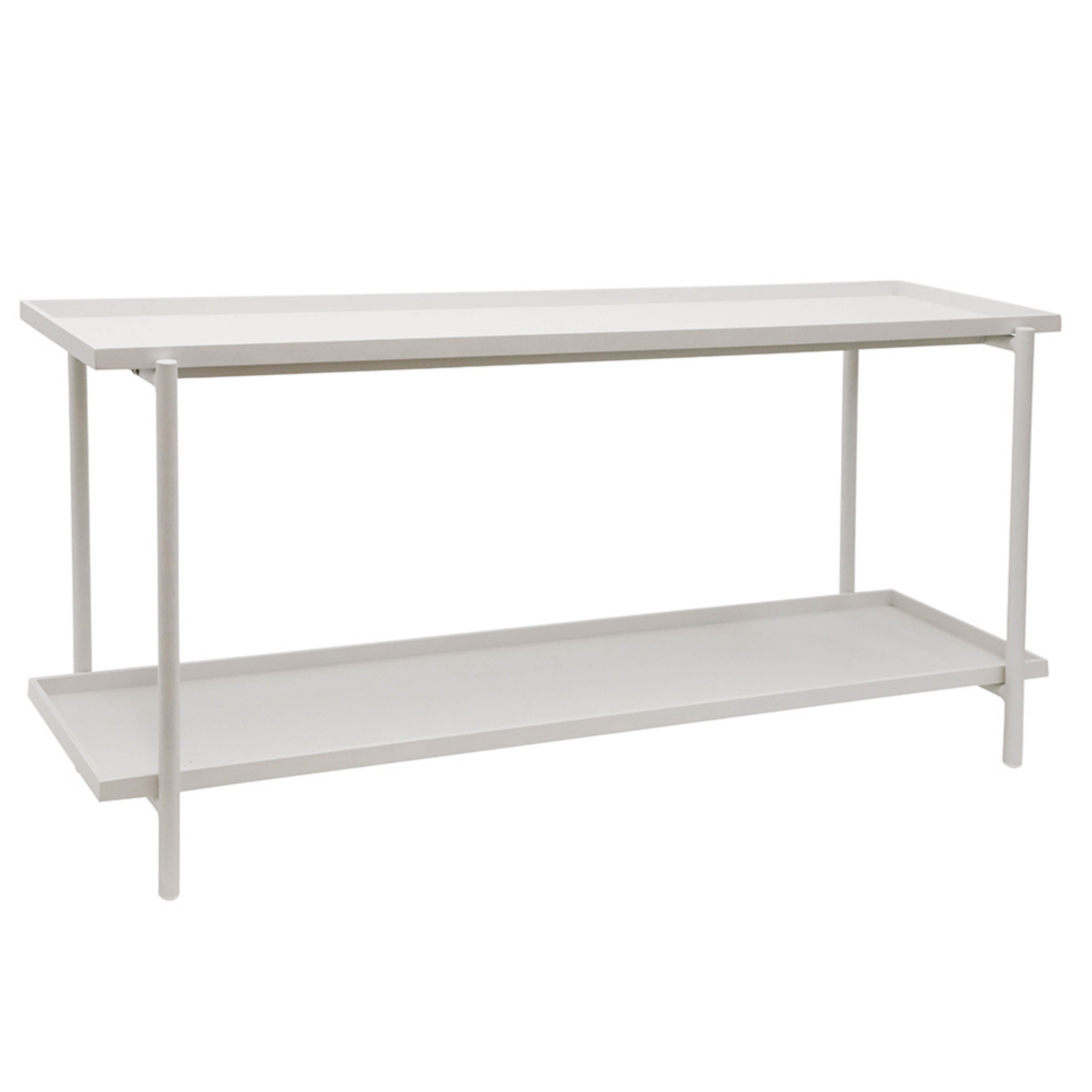 Asada Aluminium Console - White