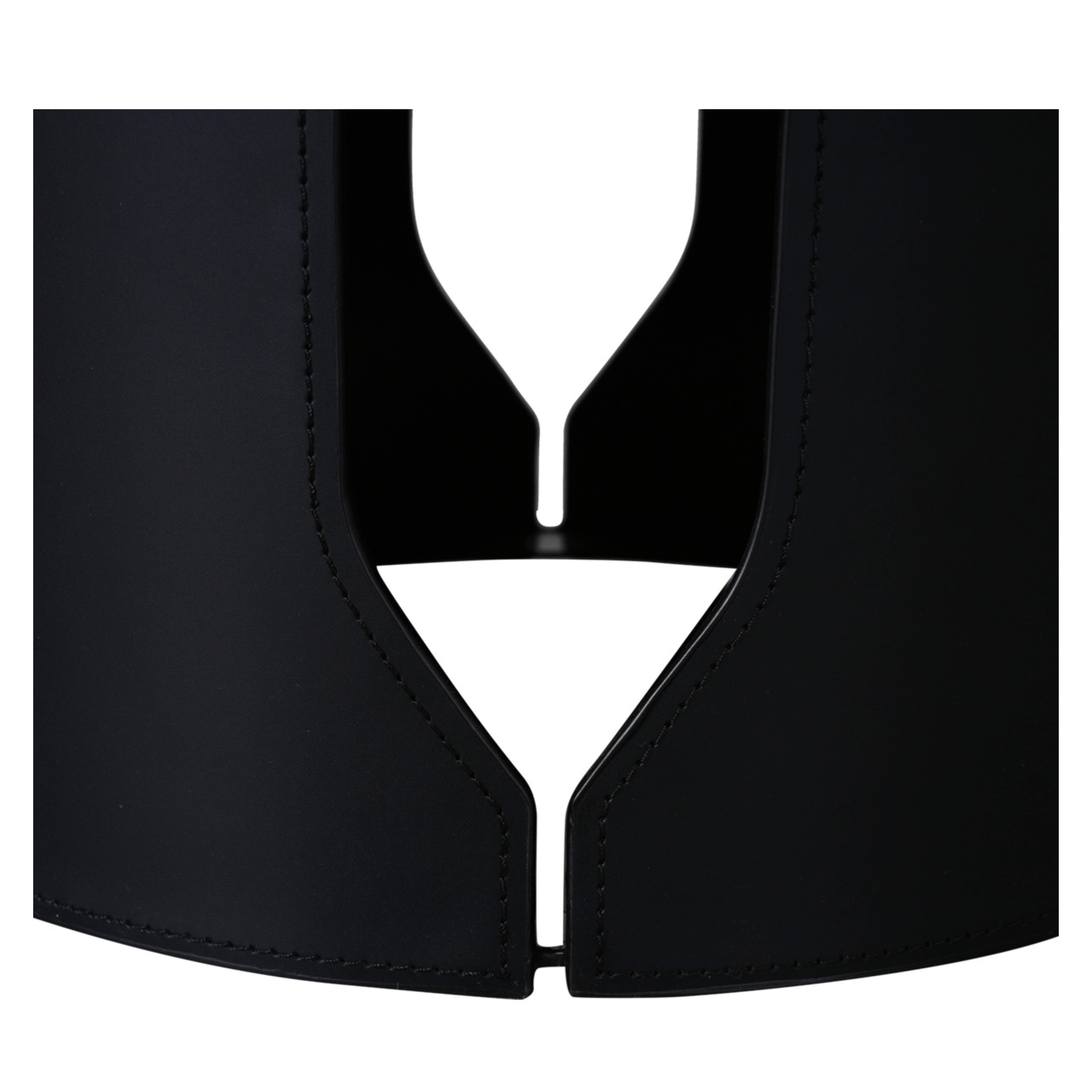 Goodwin Nesting Tables - Smokey Glass/Metal/Leather