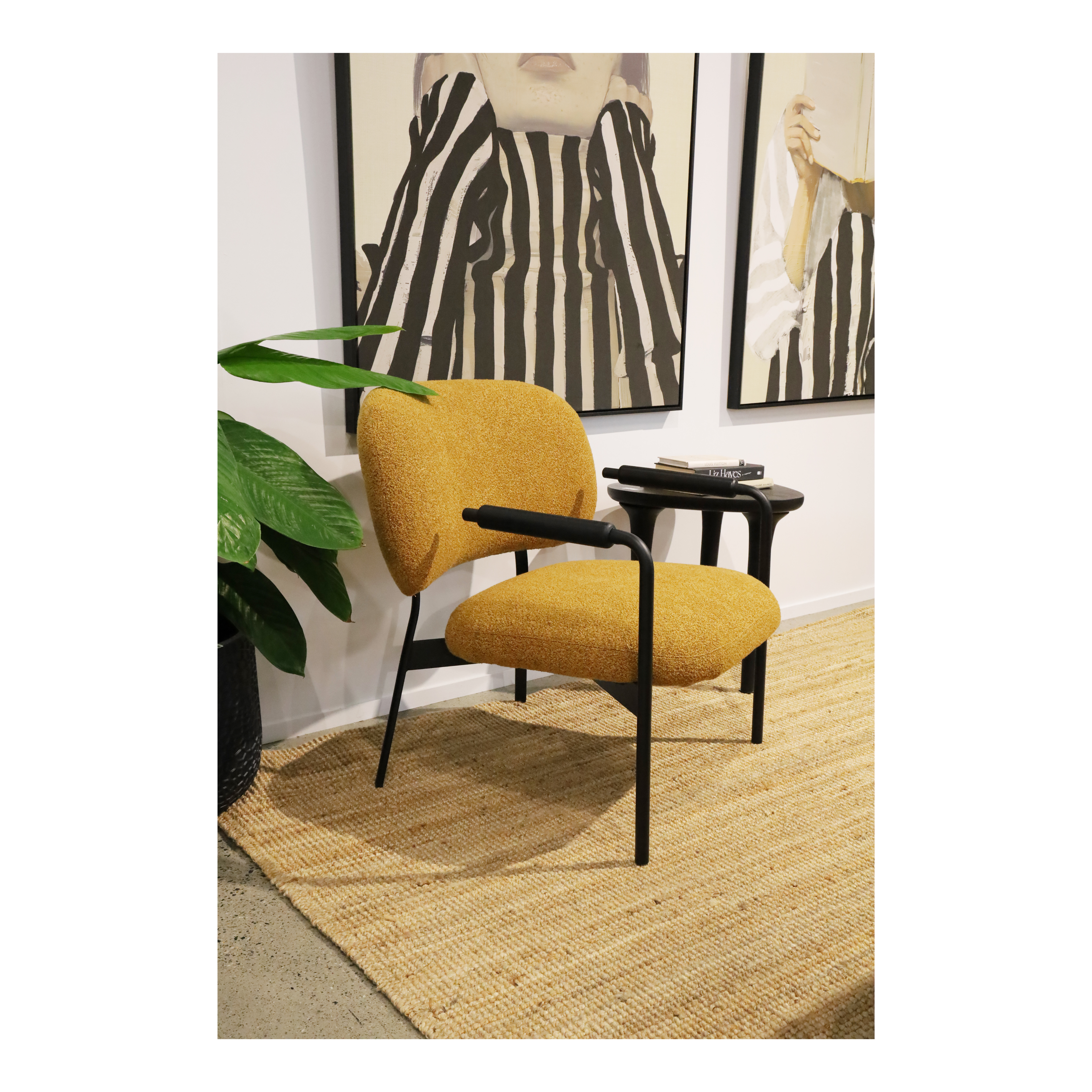 Retro Occassional Chair - Ocre