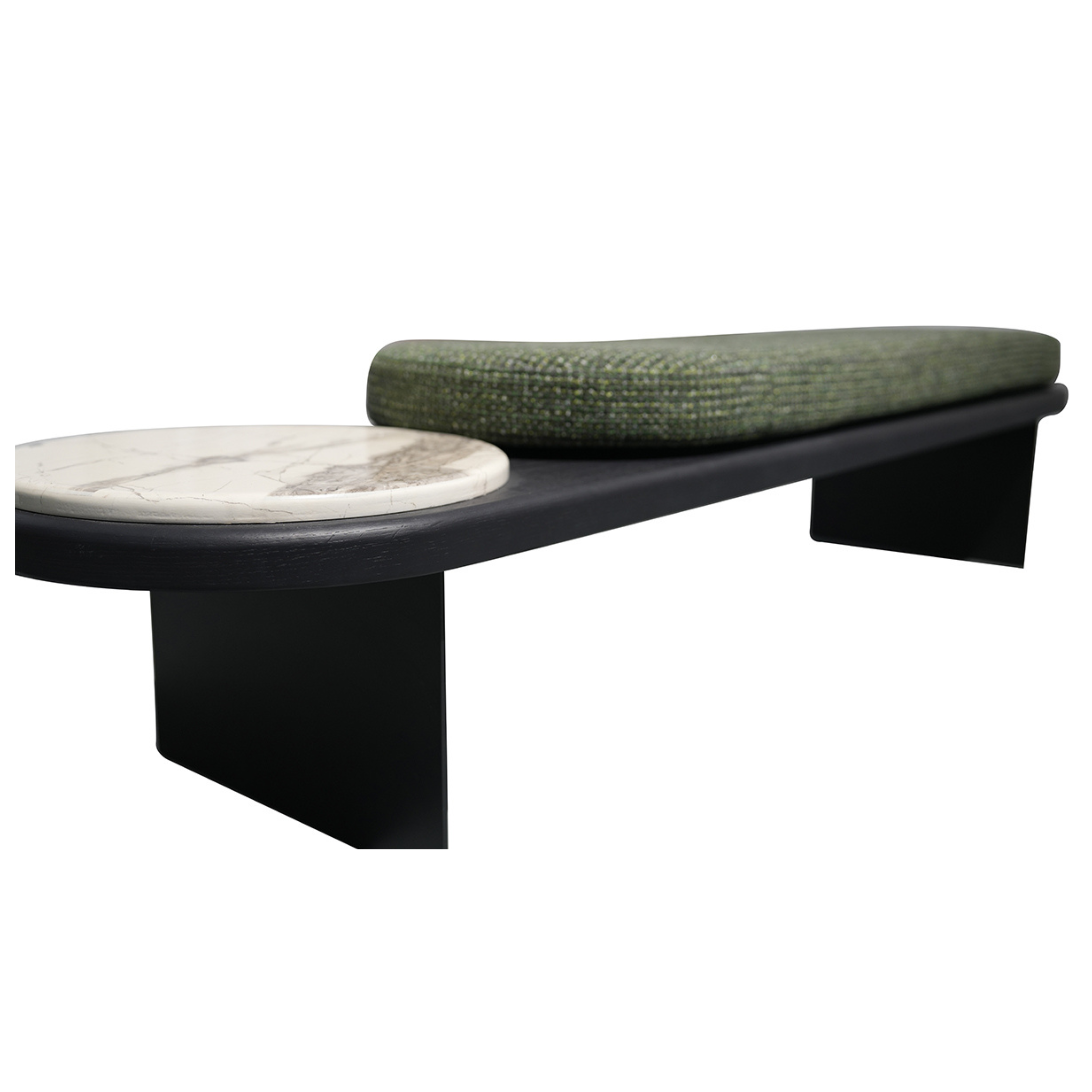 Frederic Bench Seat - Black/Olive