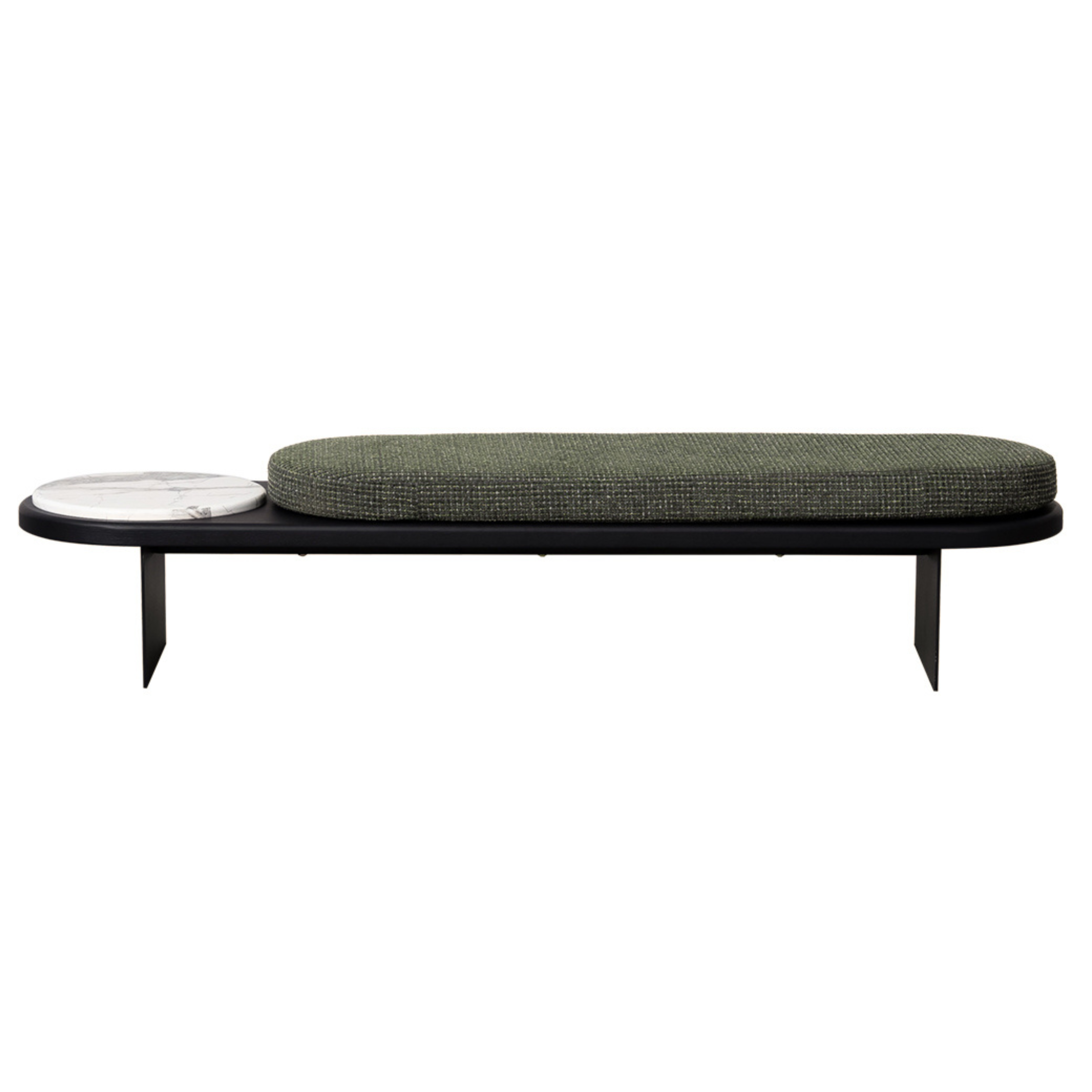 Frederic Bench Seat - Black/Olive