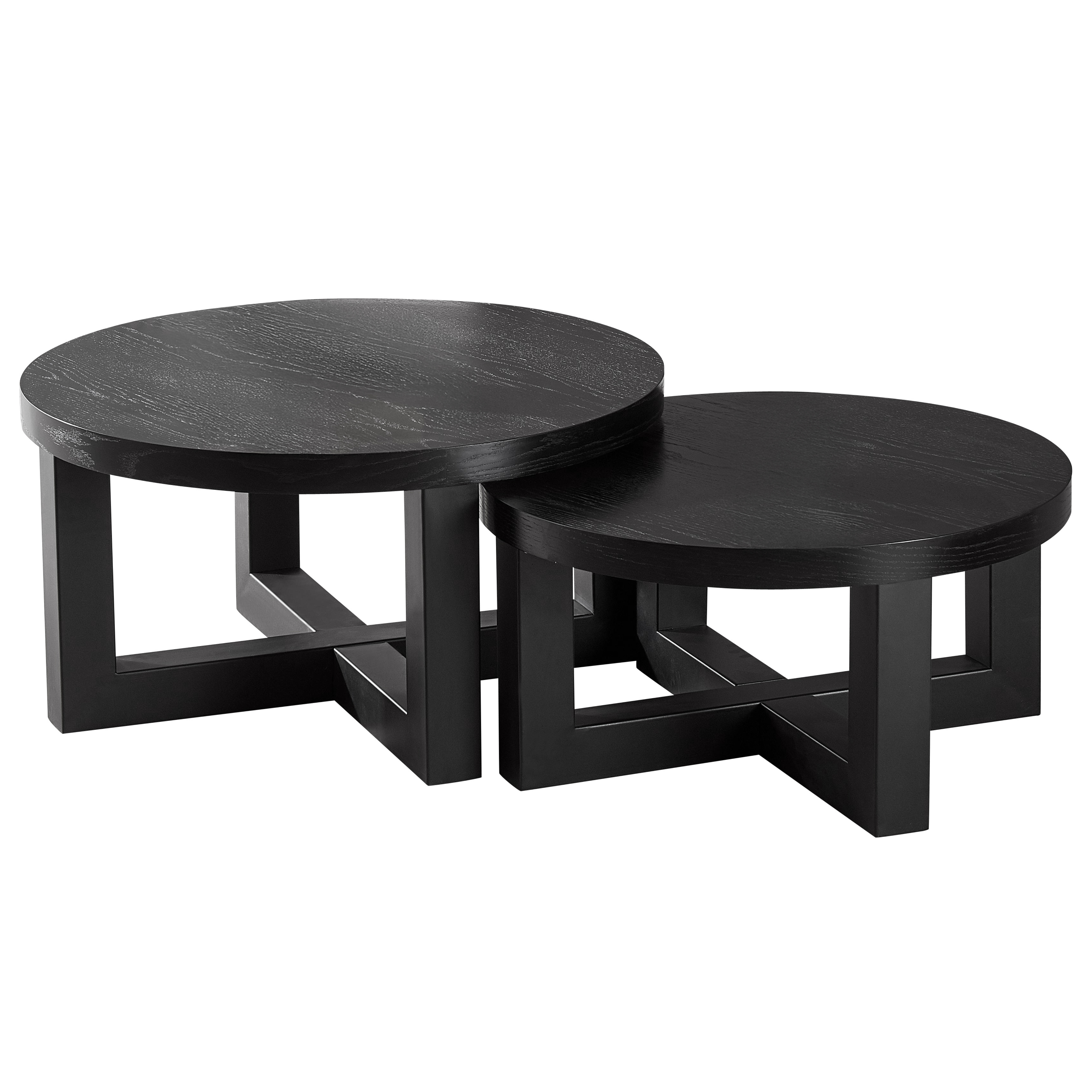 Mackenzie Nesting Coffee Tables - Black Veneer
