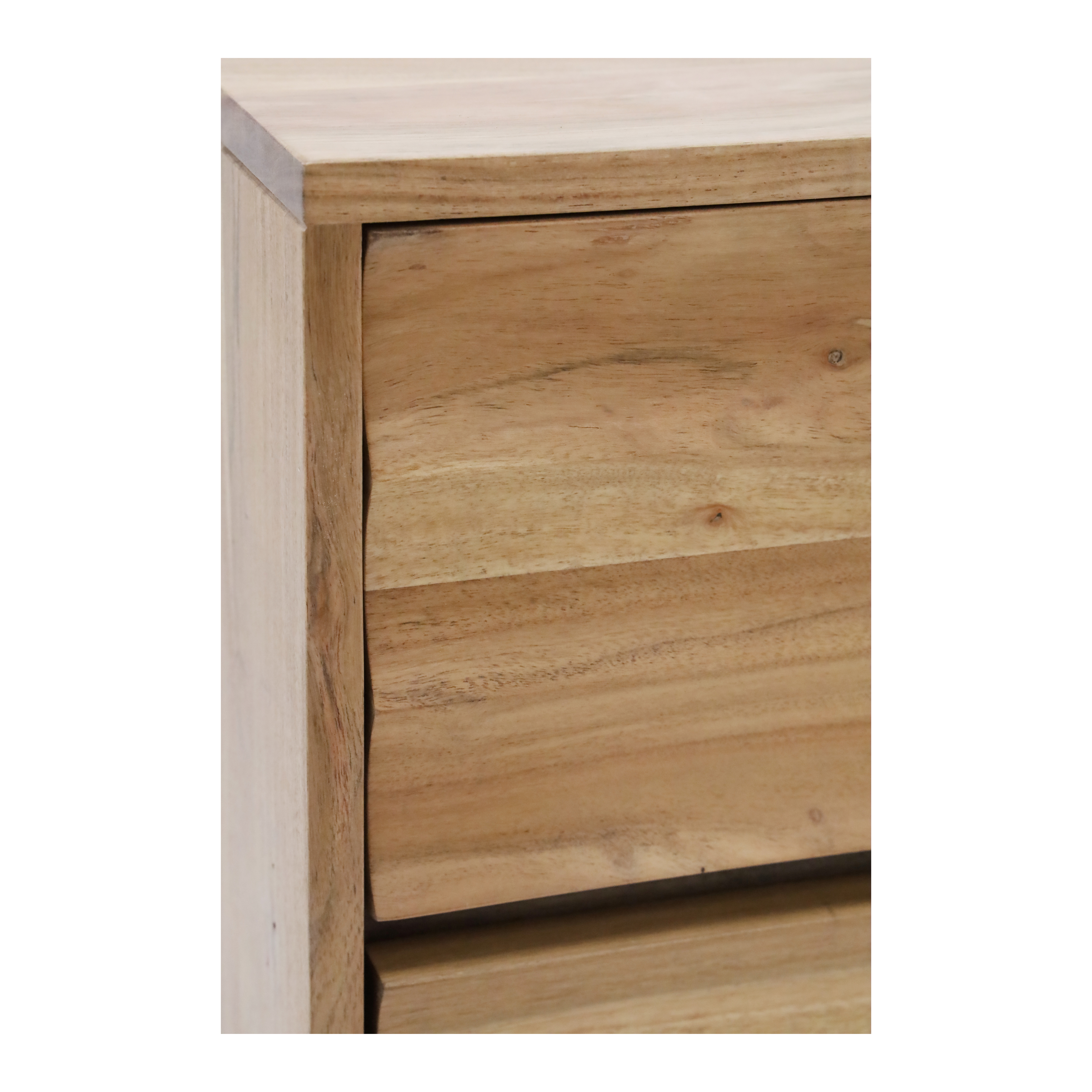 Wave Bedside Table - Natural