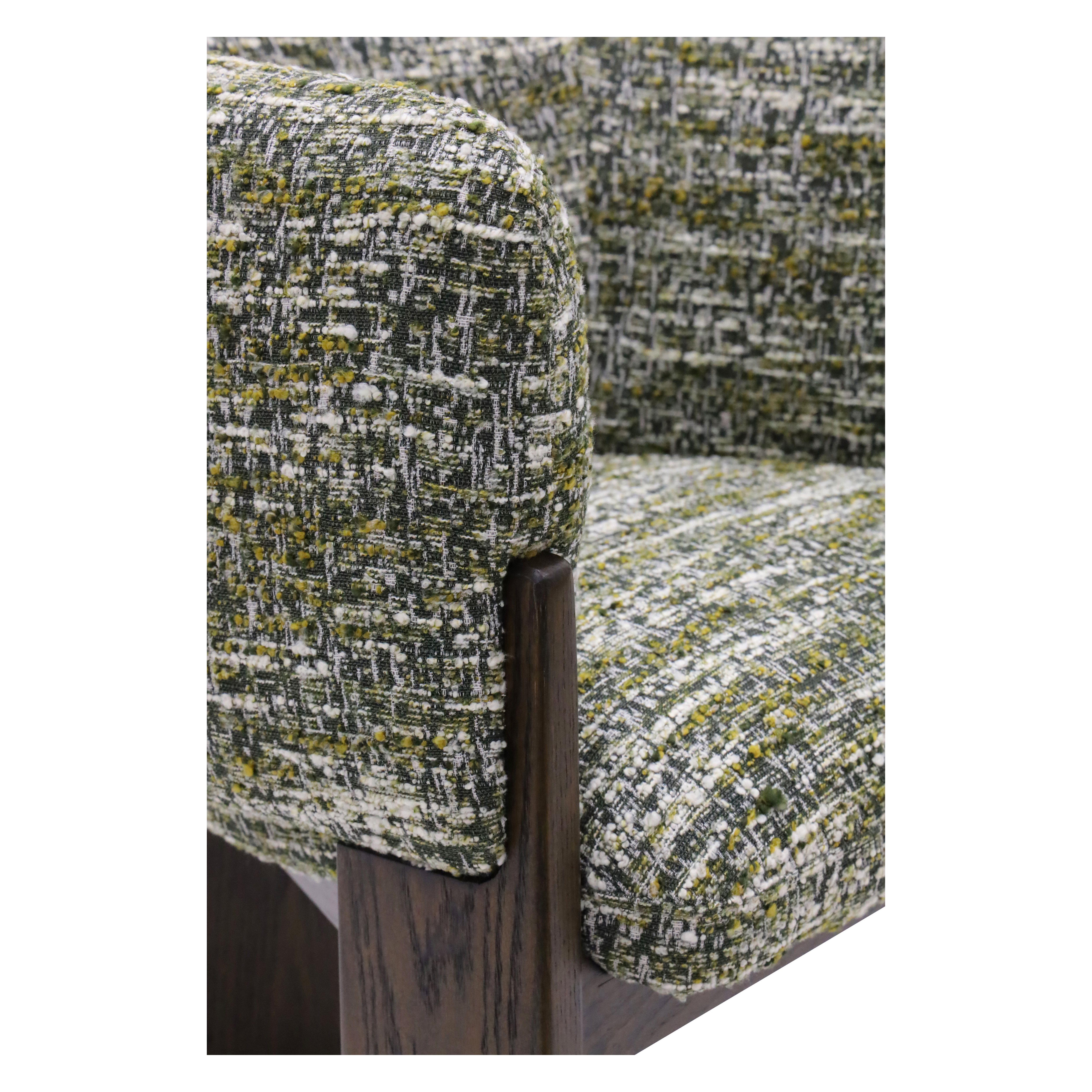 Mira Occassional Chair - Textured Olive