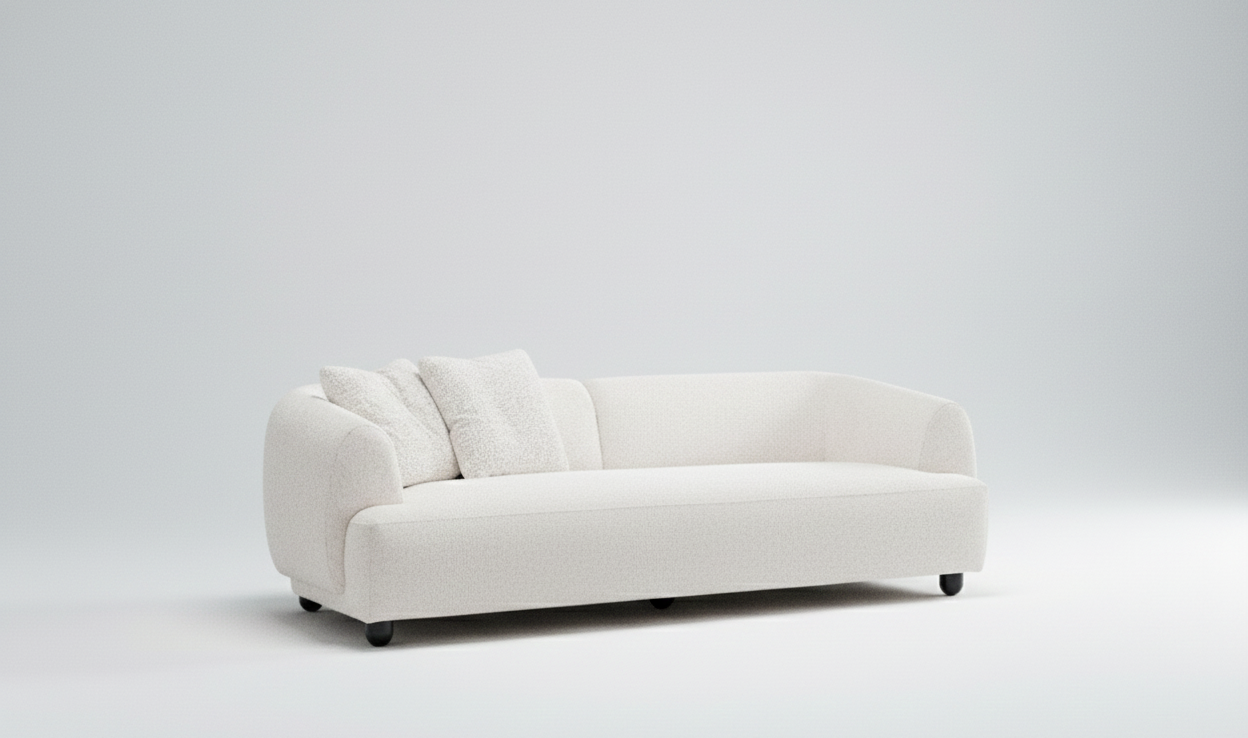 Mimi 3 Seat Sofa - Beige