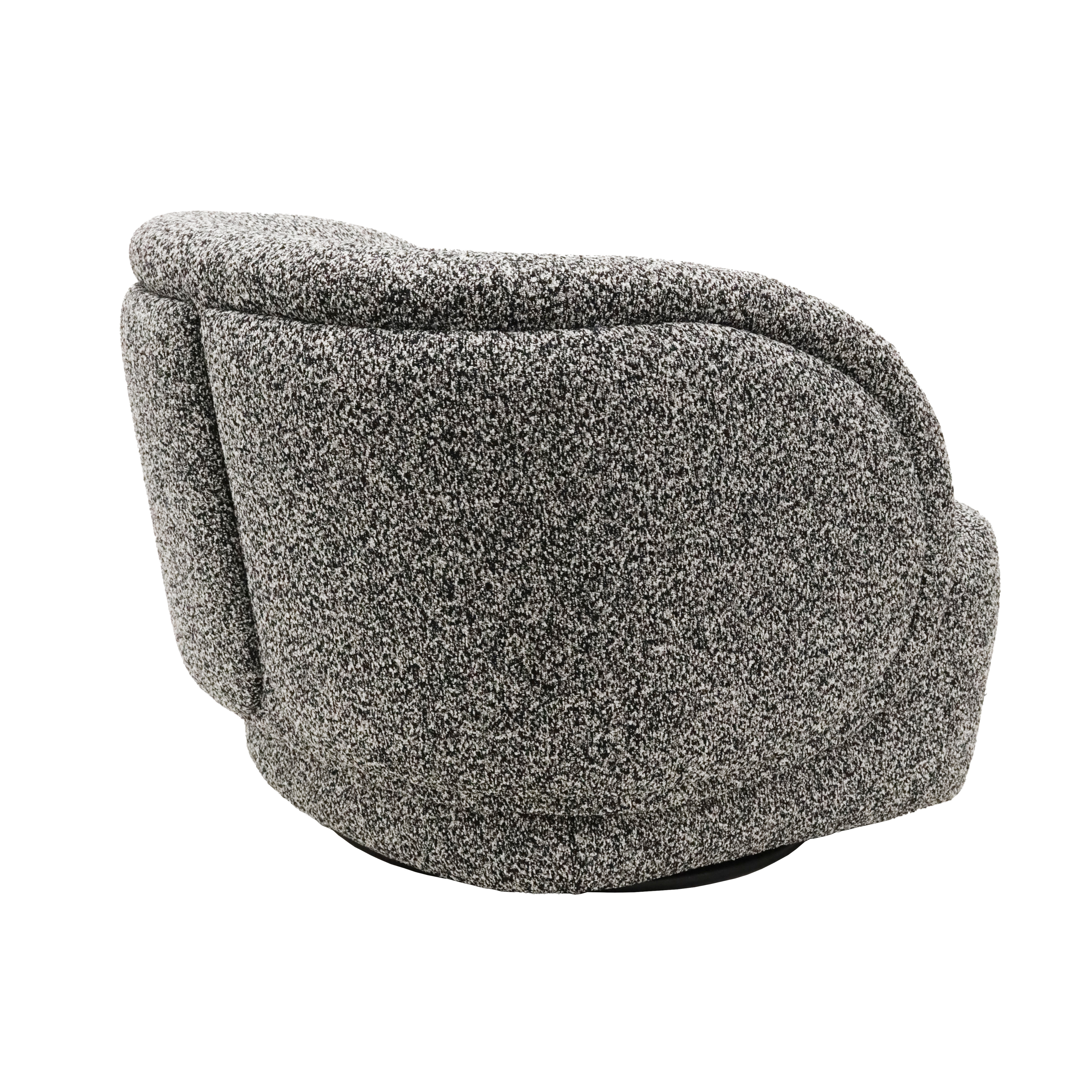 Canyon Swivel Chair - Black Fleck