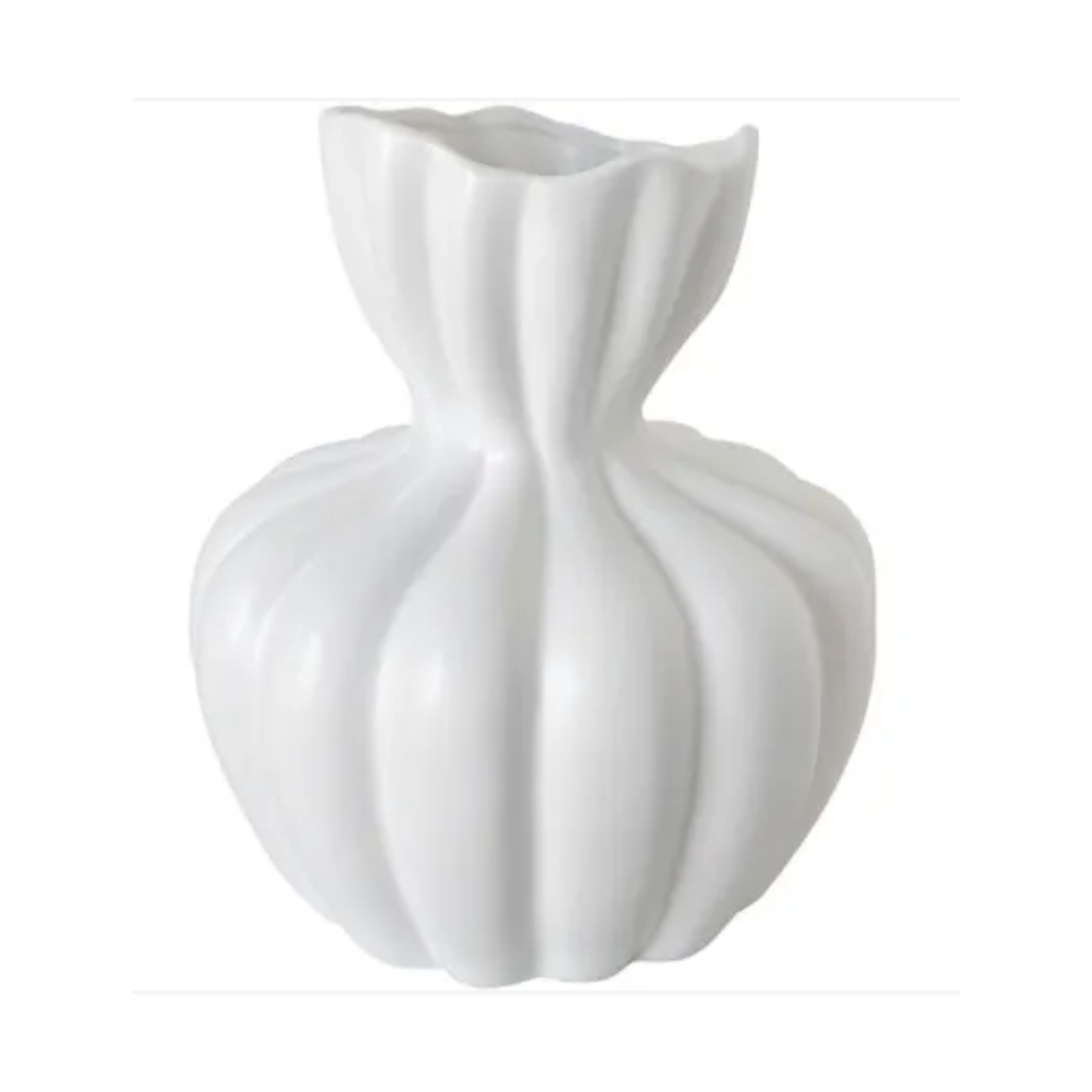 Naia Ceramic Vase - White