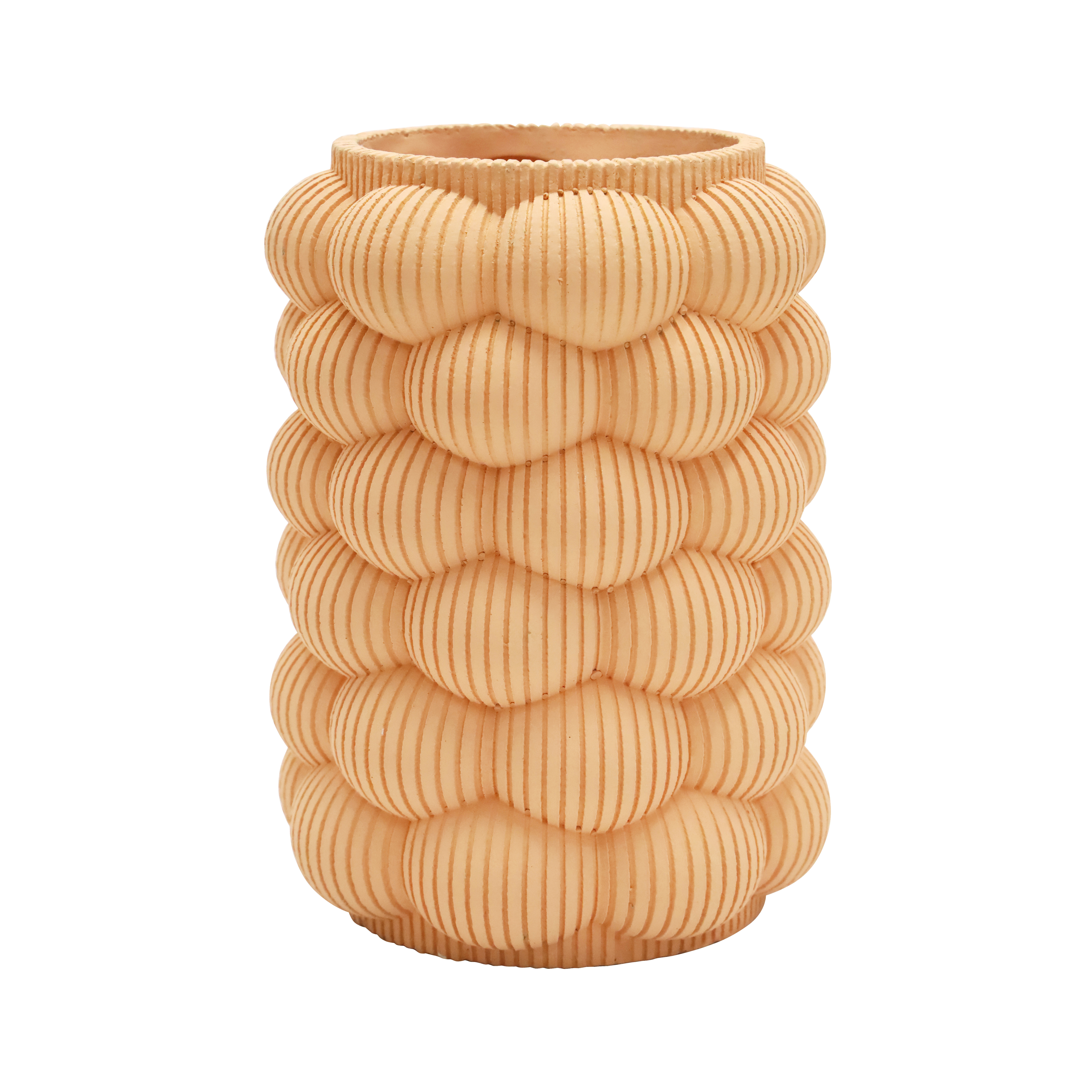 Duffy Cement Vase - Clay