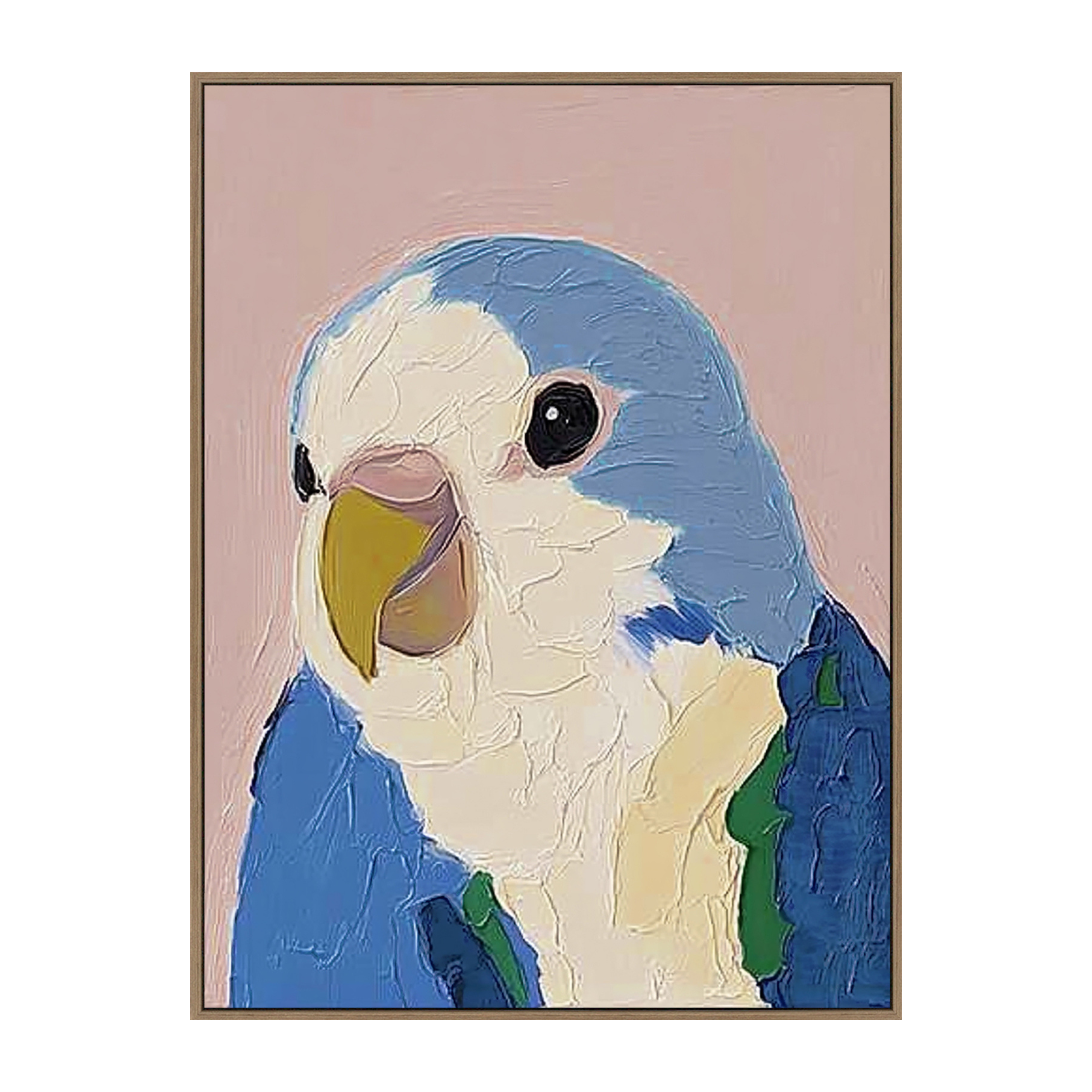 Peppi Framed Canvas - Oak