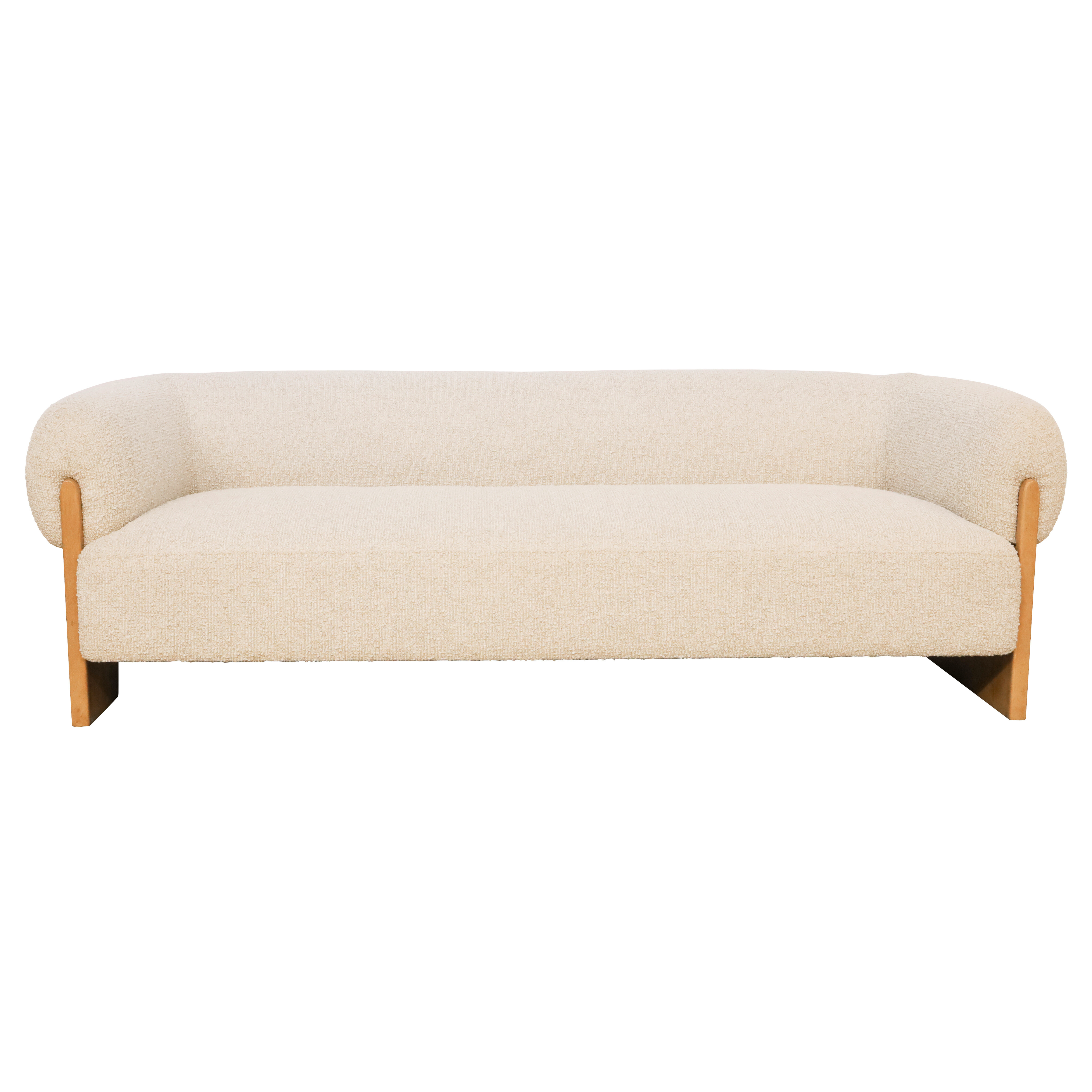 Birdie 3 Seat Sofa With Wood Detail