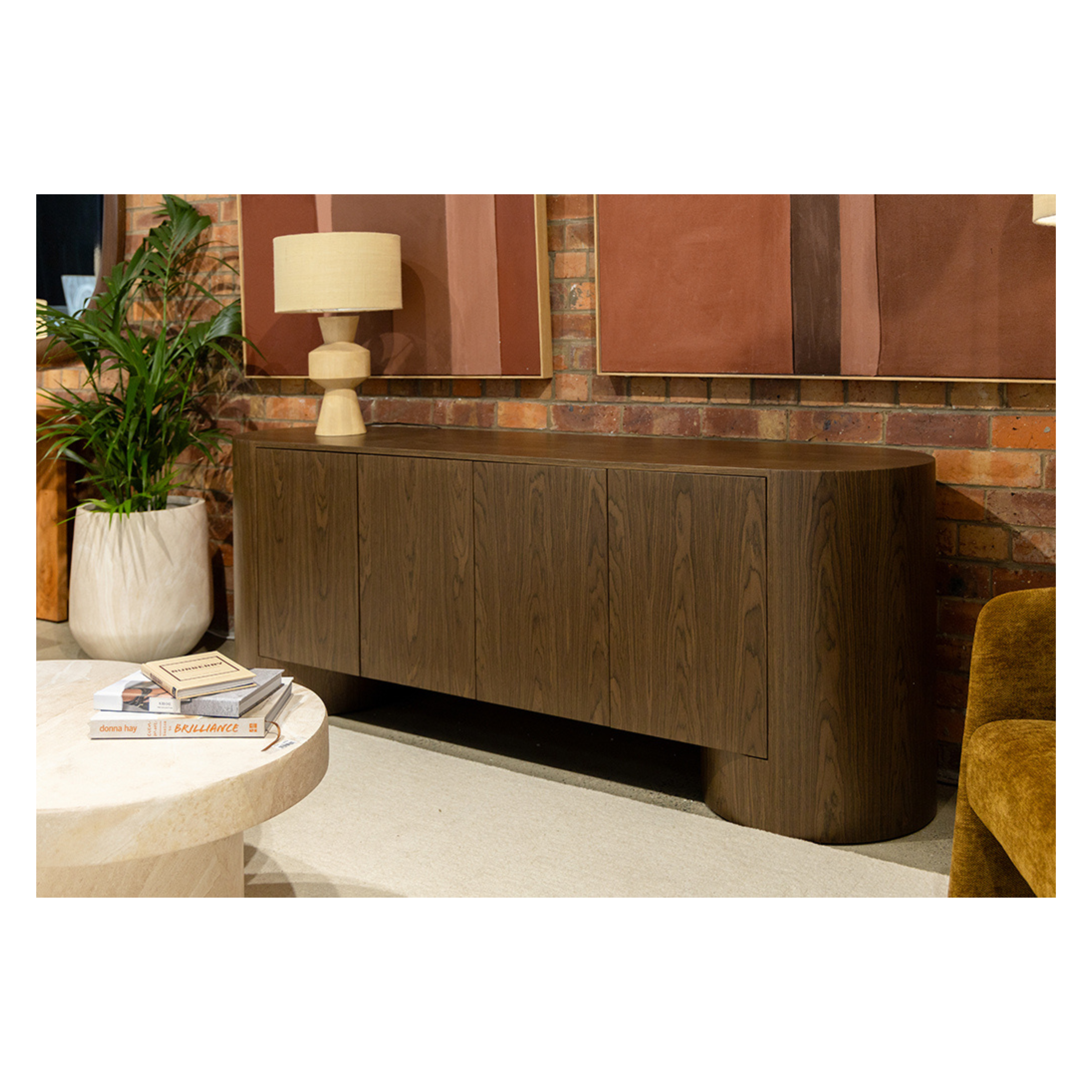 Tessa Sideboard - Dark Walnut